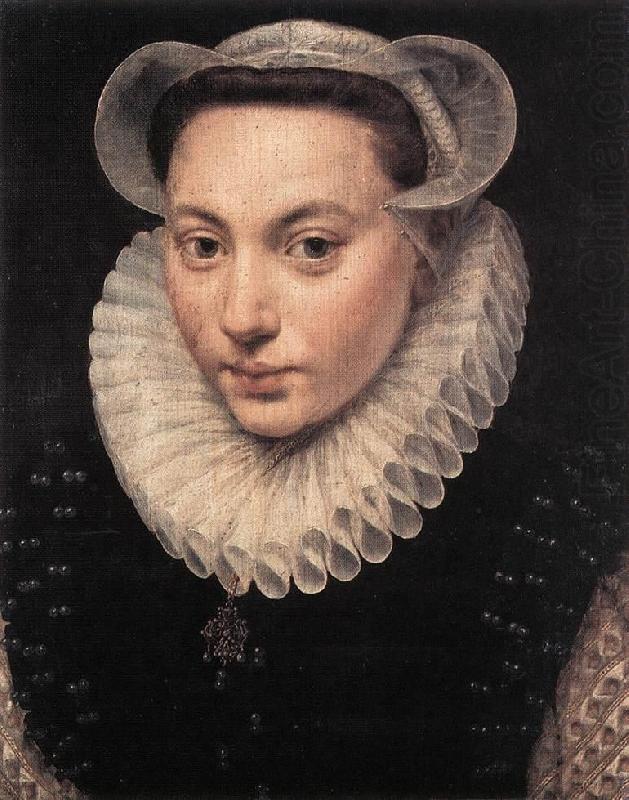 Portrait of a Young Woman fy, POURBUS, Frans the Elder